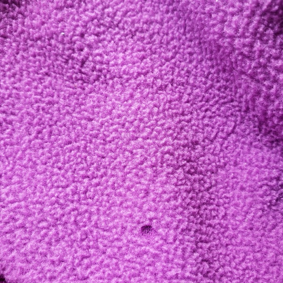 The North Face Women's Purple Fleece Zip up jacket medium - Picture 4 of 8